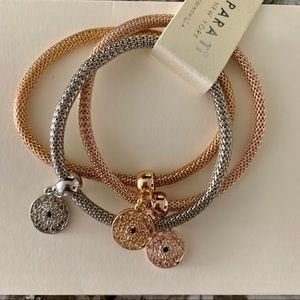 Set of 3 Evil Eye Stretch Bracelets